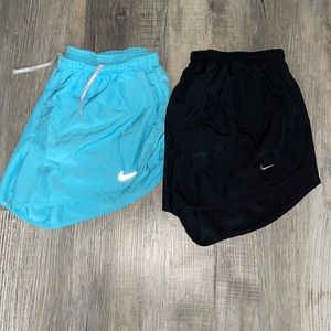 Two pair Nike dri-fit shorts